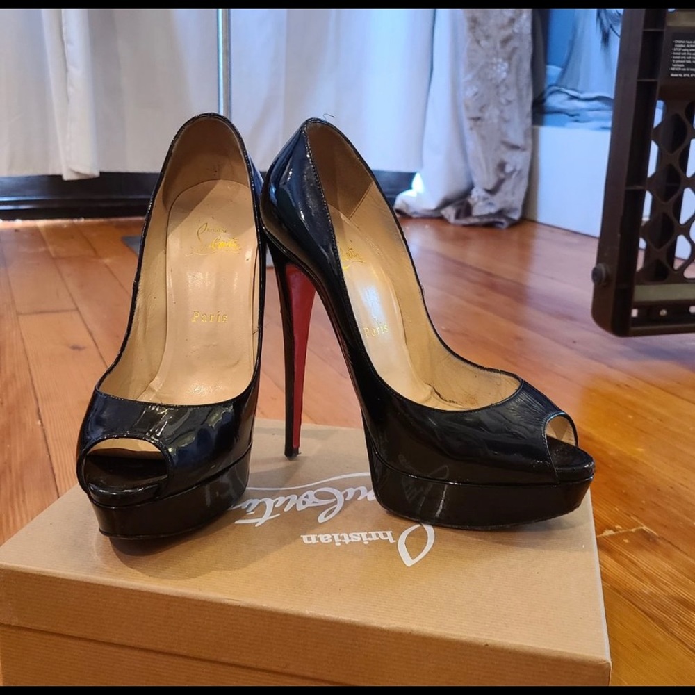 Louboutin Lady Peep 160 size 39